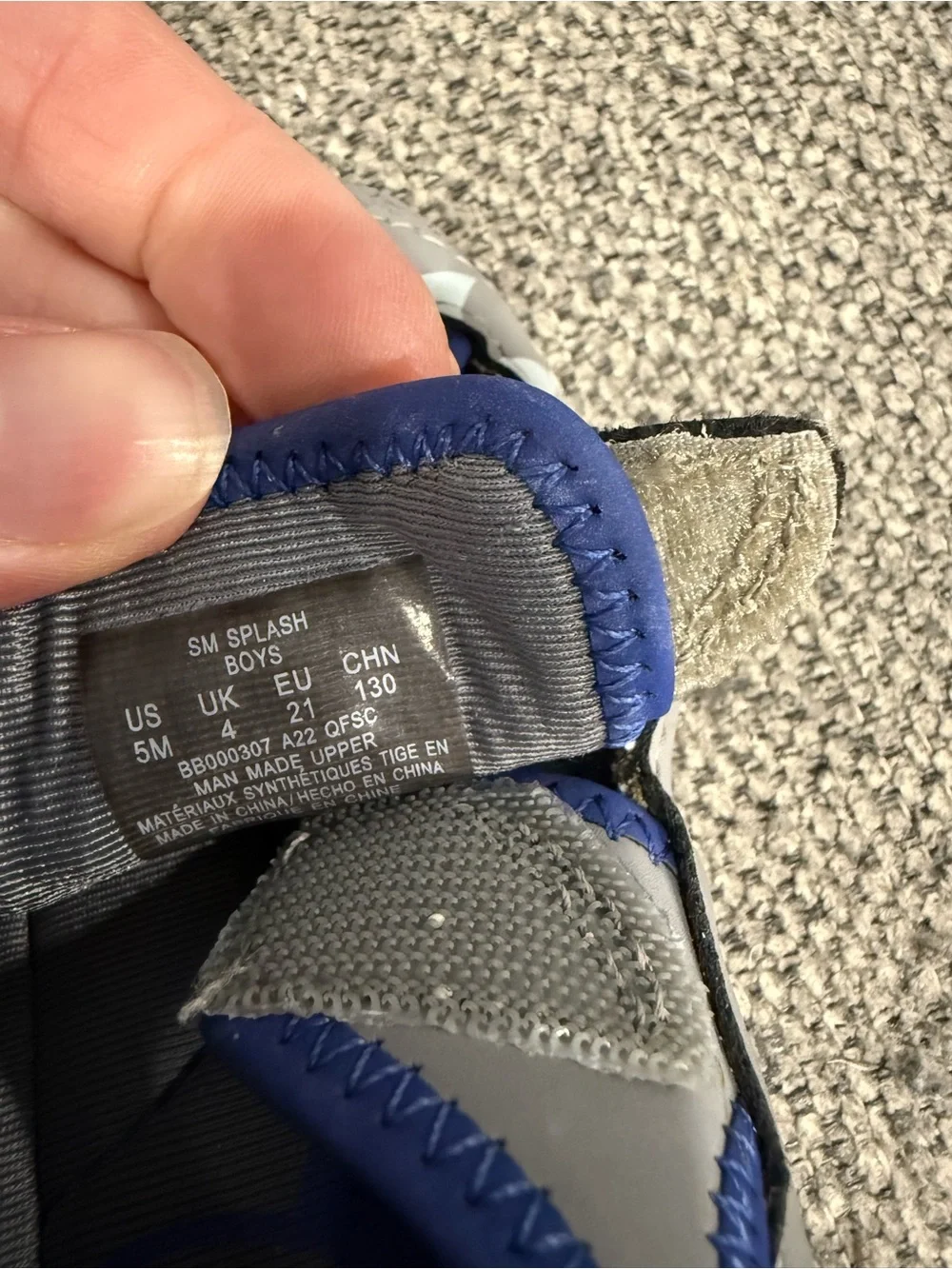 Stride Rite playful grey